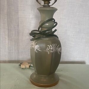 Elegant Olive Green Table Lamp